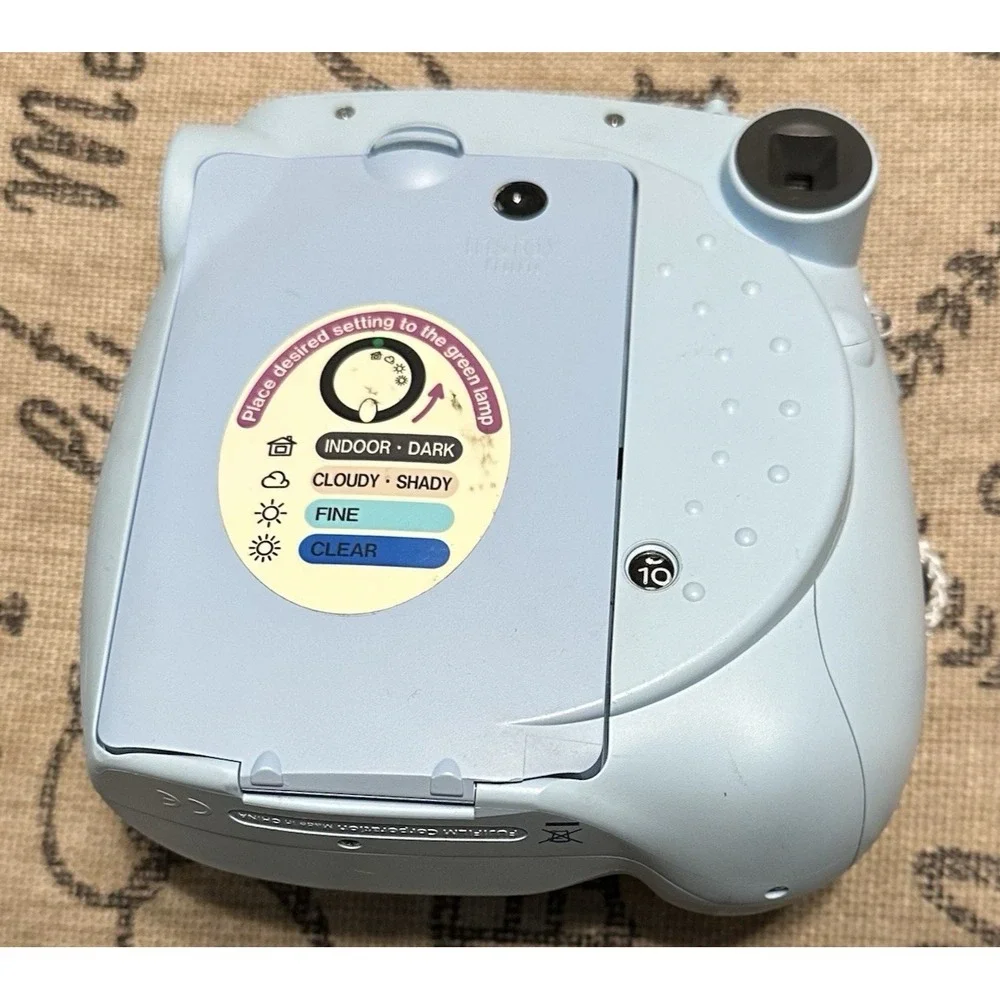 Fujifilm Instax Mini 7S Instant Film Camera in Blue,  Tested And Works!